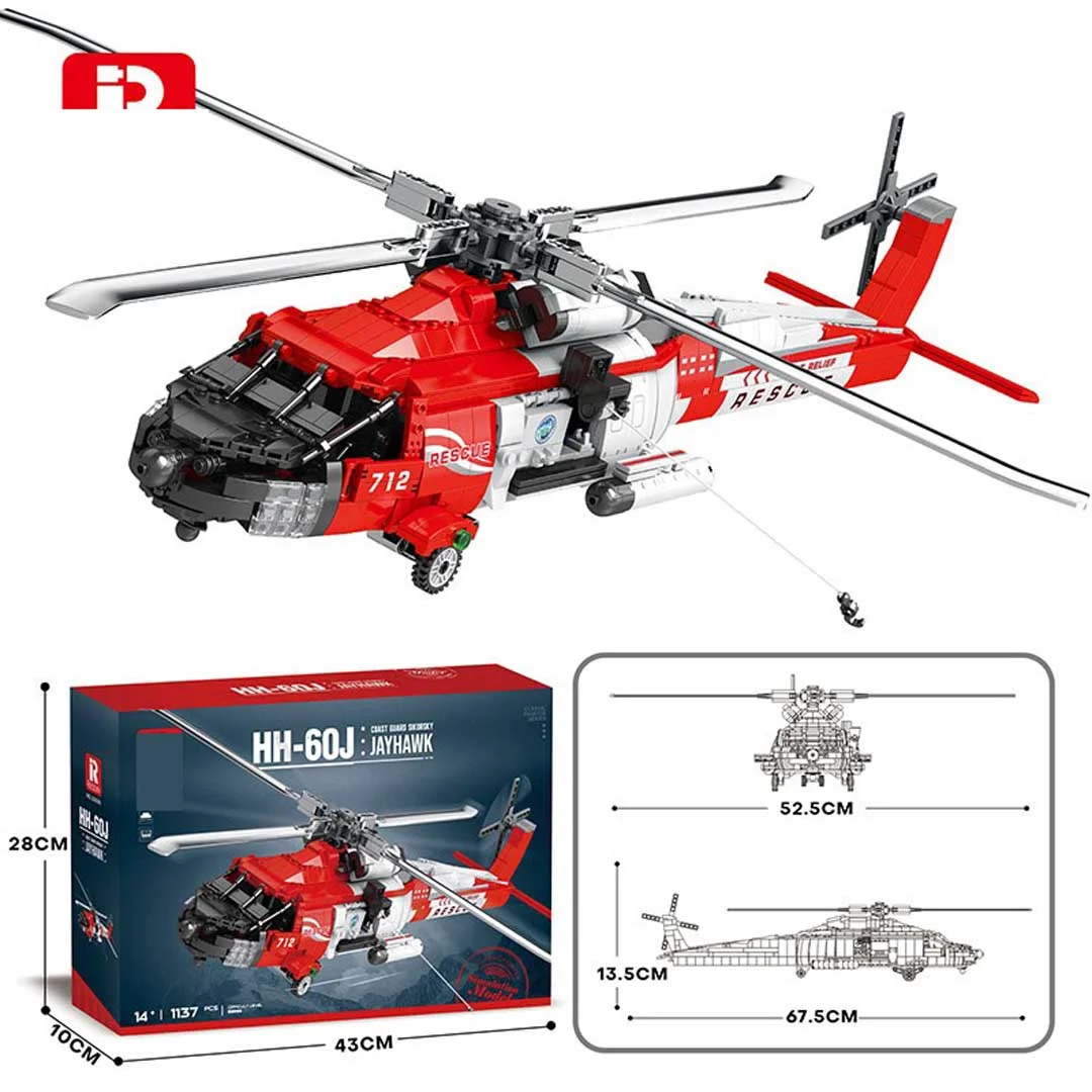 Zestaw Klocków Helikopter