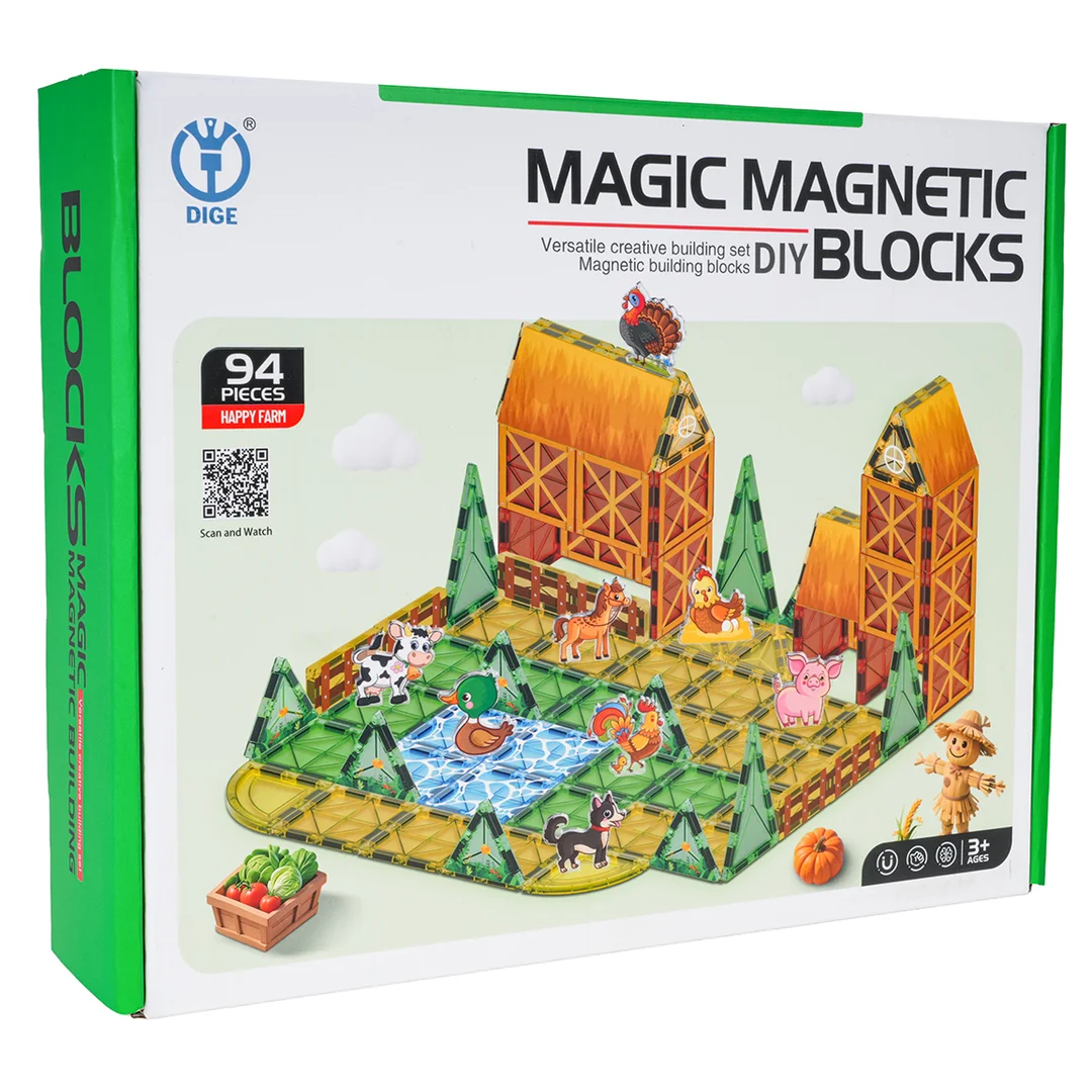 Zestaw Klocków Magnetycznych