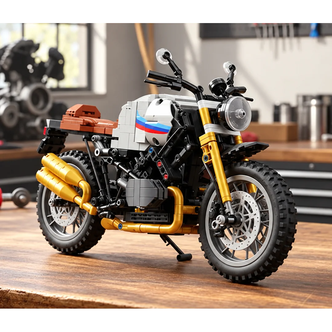 Zestaw Klocków Motocykl