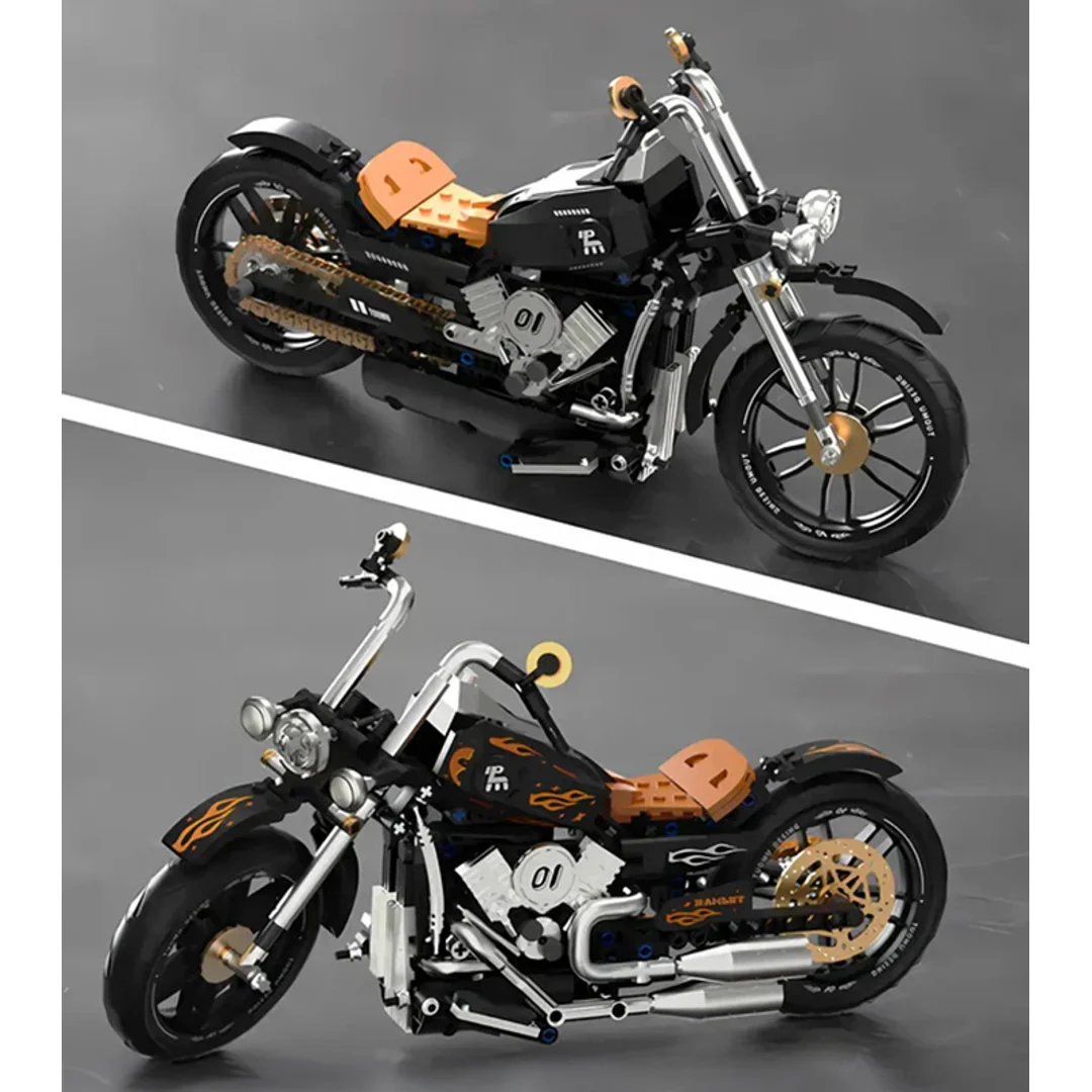 Zestaw Klocków Motocykl
