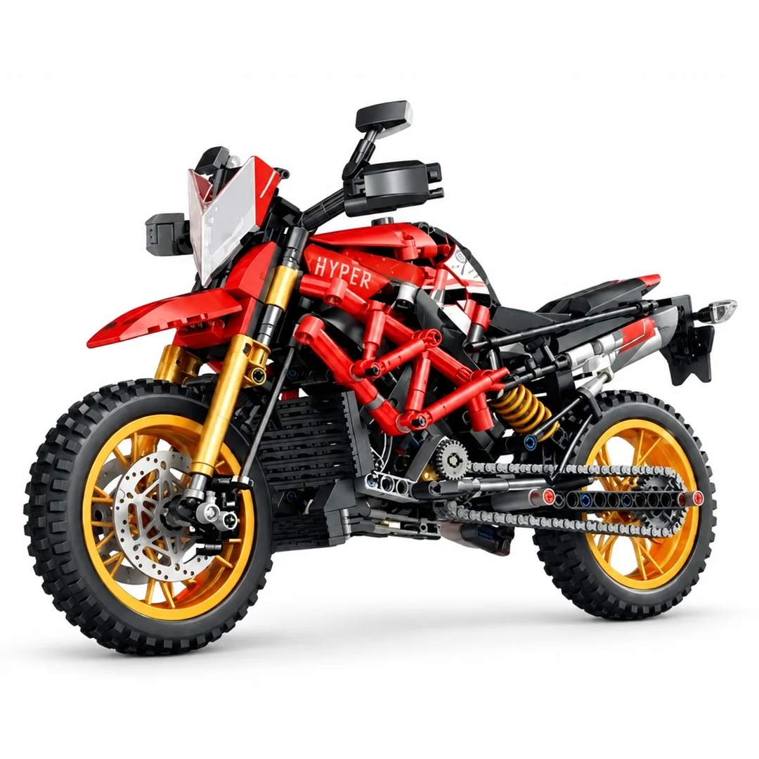 Zestaw Klocków Motocykl