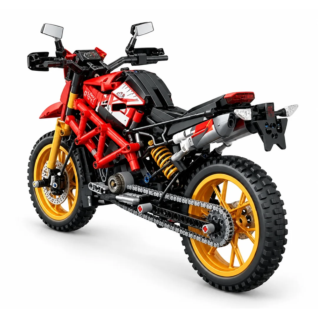 Zestaw Klocków Motocykl