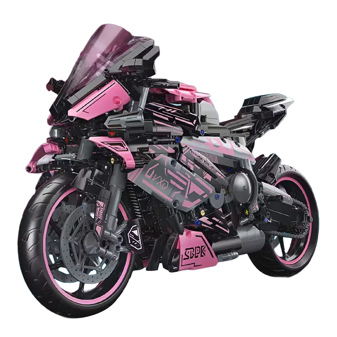 Zestaw Klocków Motocykl Ścigacz