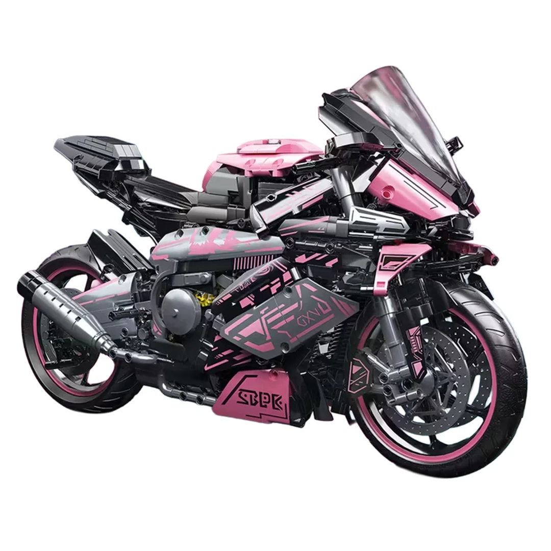 Zestaw Klocków Motocykl Ścigacz