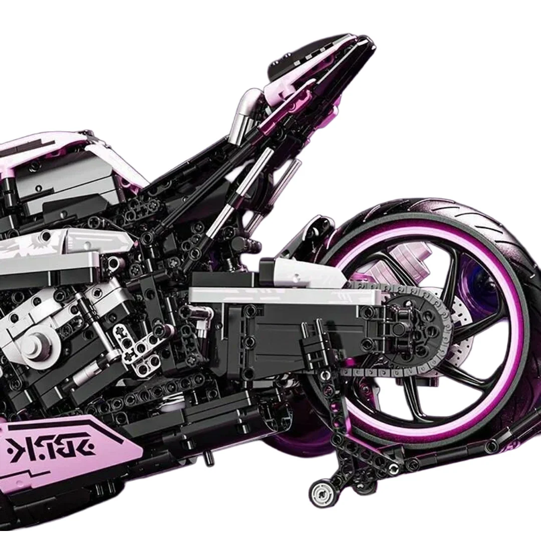 Zestaw Klocków Motocykl Ścigacz