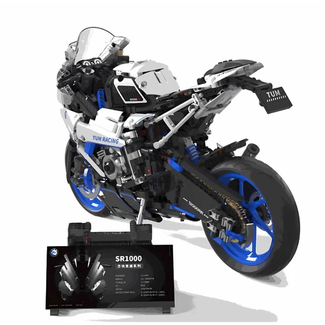 Zestaw Klocków Motocykl