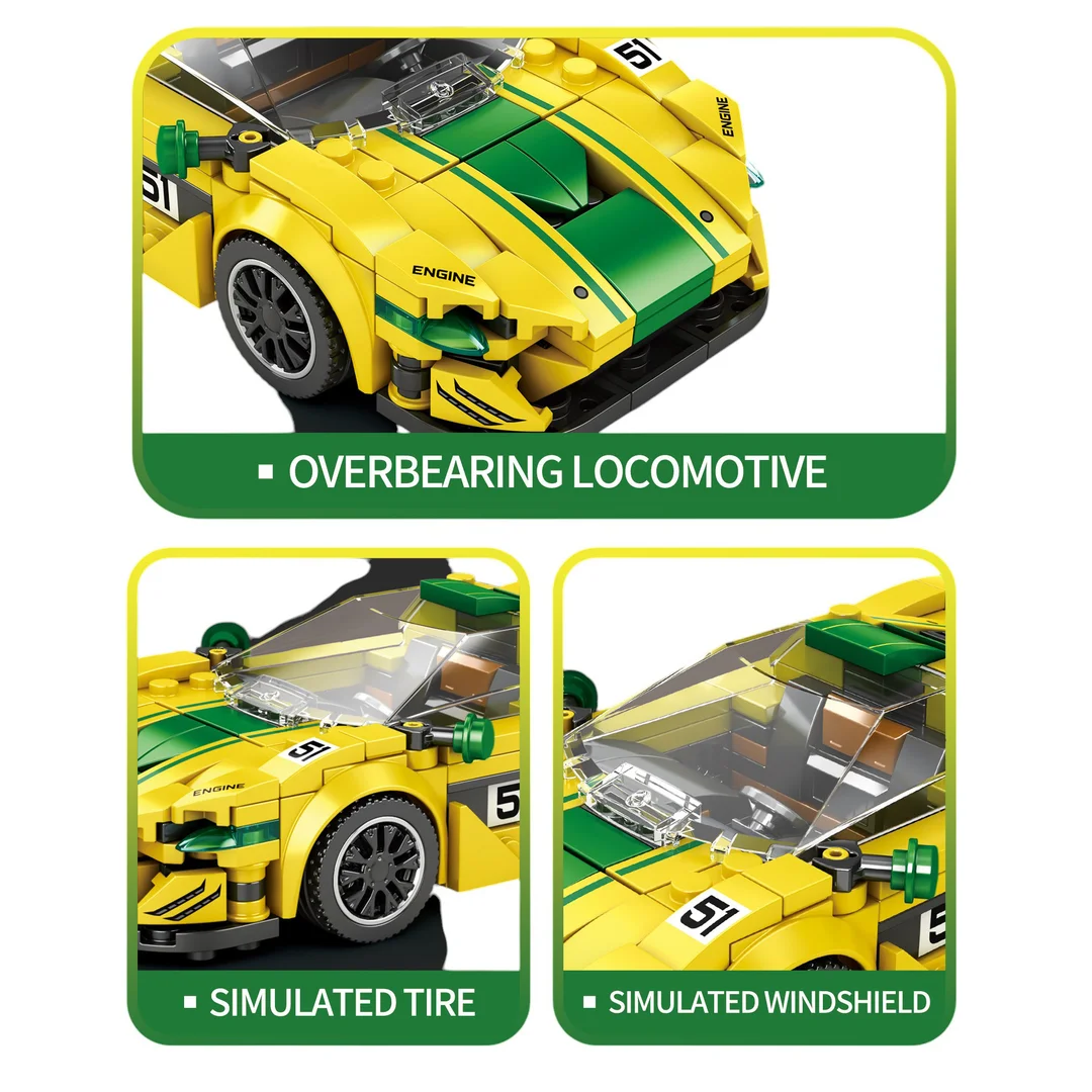Zestaw Klocków Technicznych auto sportowe
