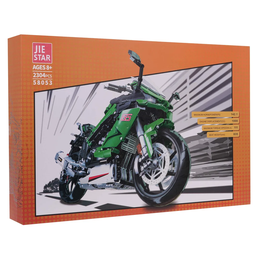 Zestaw Klocków technicznych Motocykl Sportowy