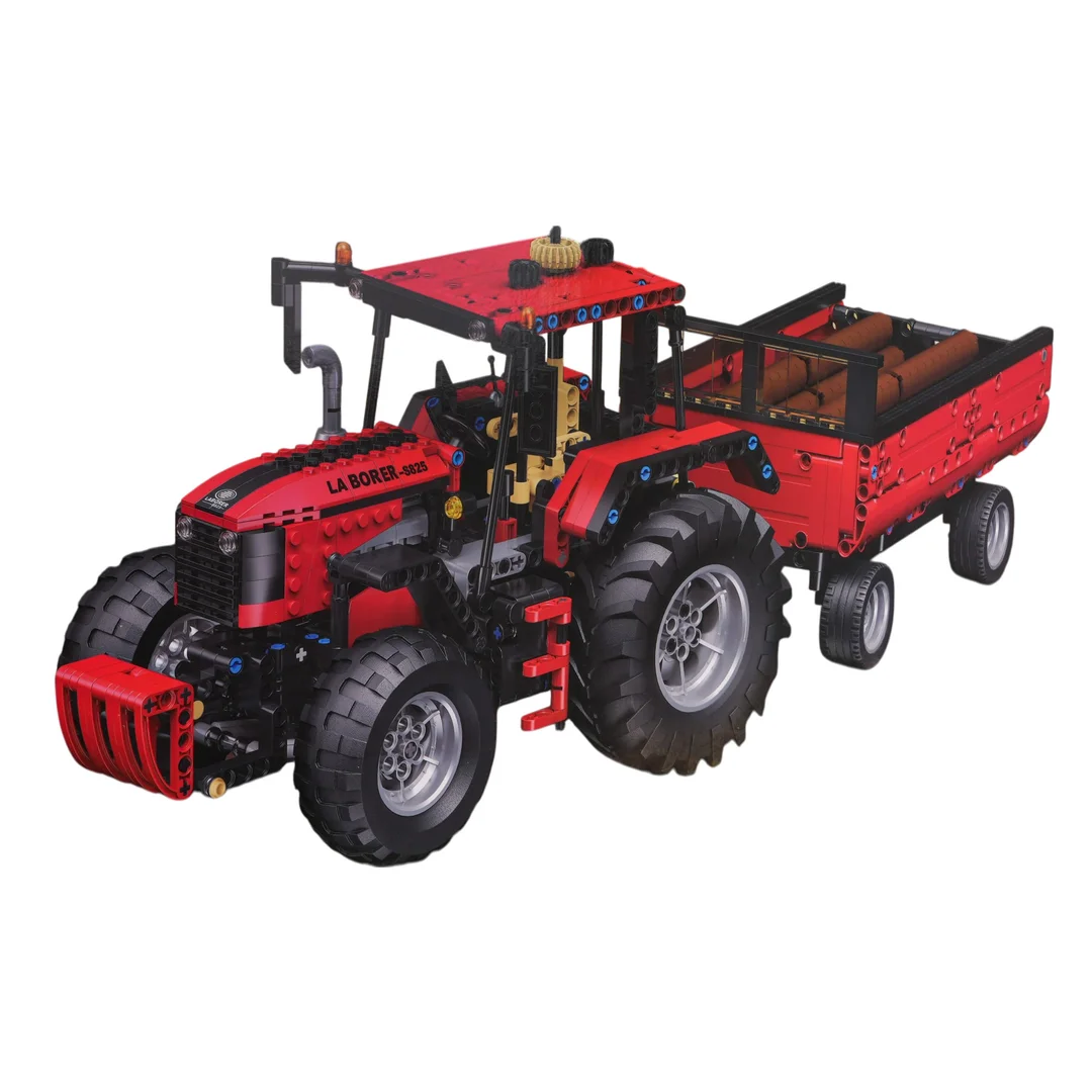 Zestaw Klocków Traktor z Przyczepą