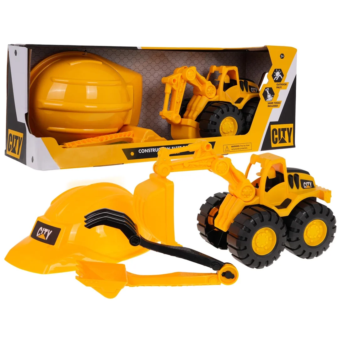 Zestaw Koparka Kask