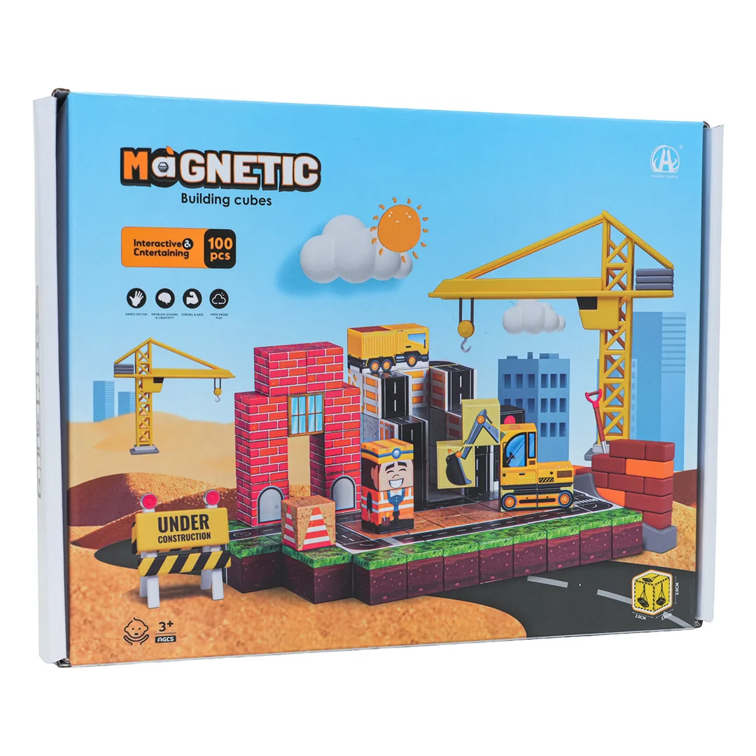 Zestaw Kostek Magnetycznych Klocki Magnetyczne Plac