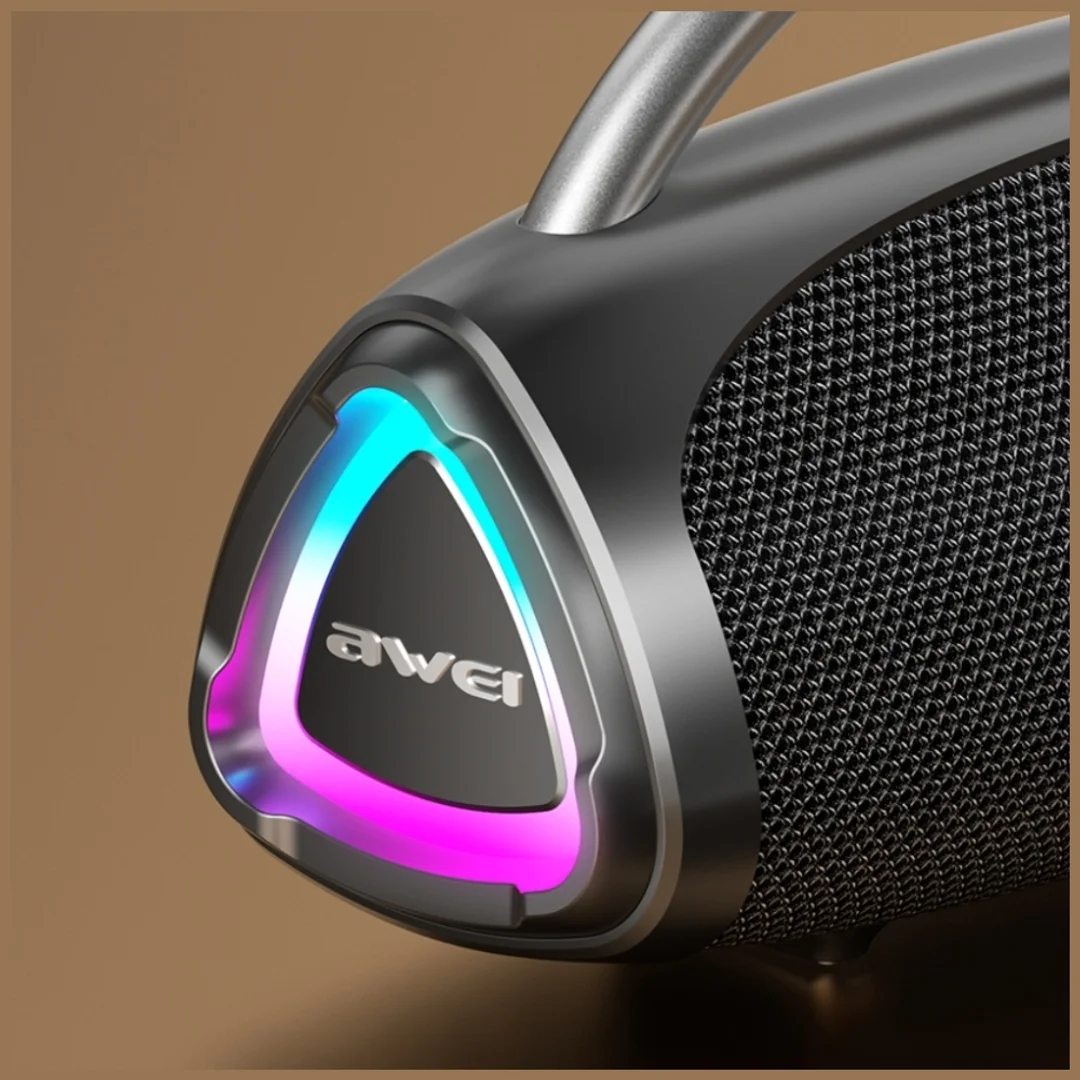 Głośnik bezprzewodowy AWEI KA39 100W Bluetooth 5.3 przenośny zewnętrzny czarny