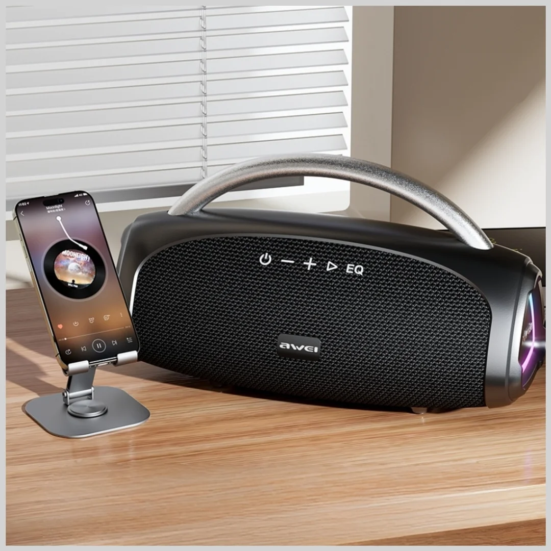 Głośnik bezprzewodowy AWEI KA39 100W Bluetooth 5.3 przenośny zewnętrzny czarny