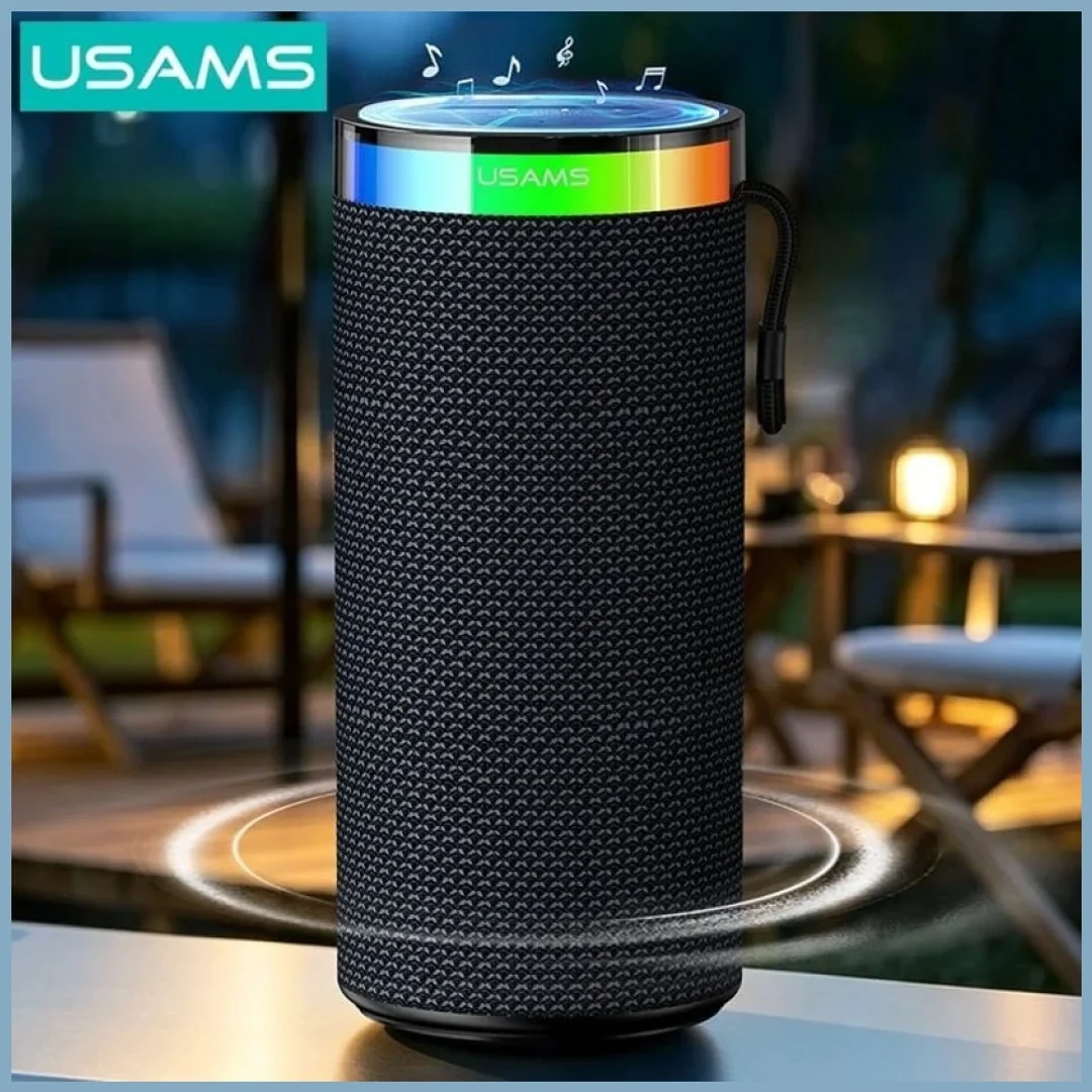 Głośnik bezprzewodowy Usams YX018 Portable Bluetooth 5.4 czarny