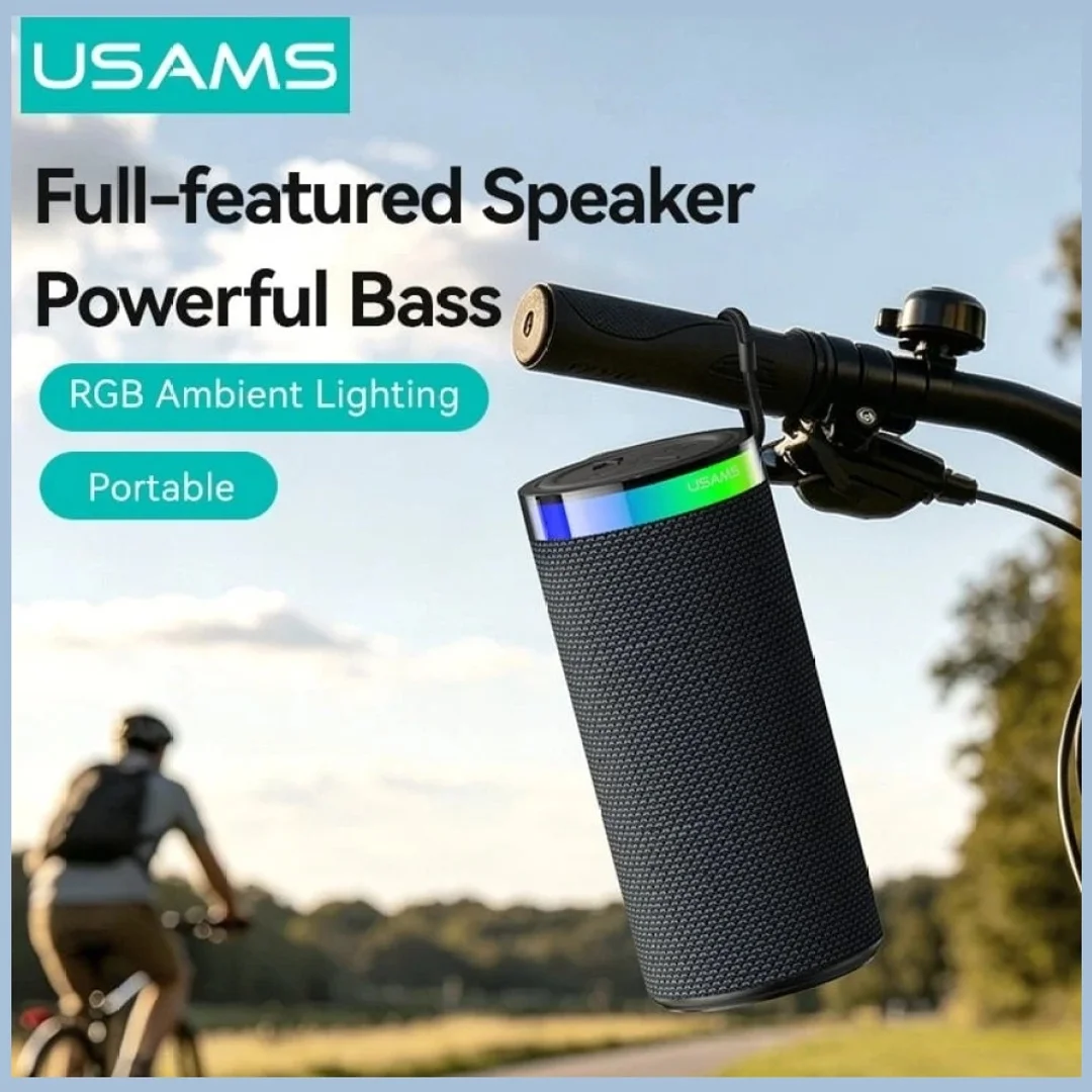 Głośnik bezprzewodowy Usams YX018 Portable Bluetooth 5.4 czarny