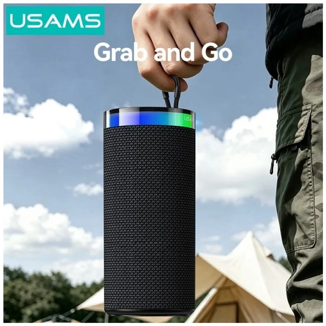 Głośnik bezprzewodowy Usams YX018 Portable Bluetooth 5.4 czarny