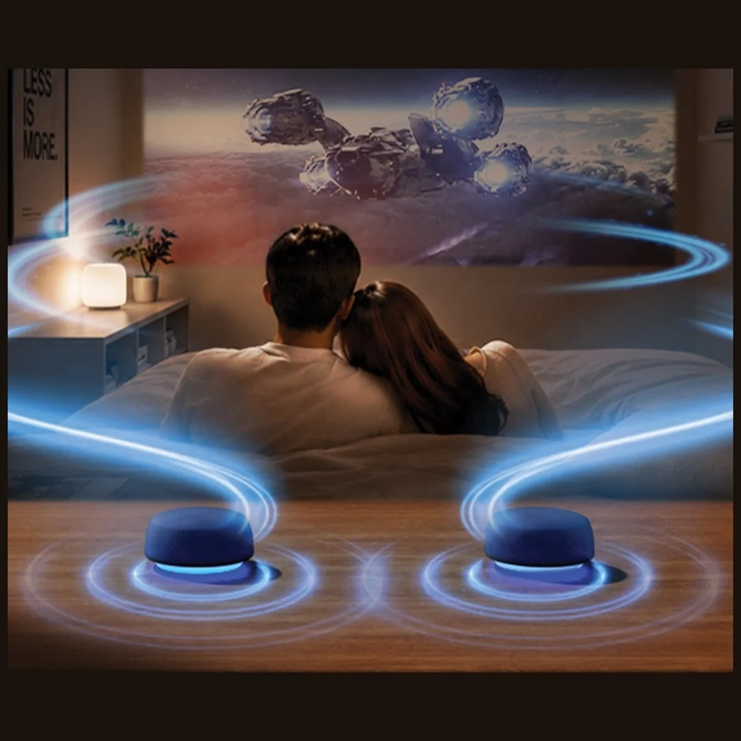 Głośniki Bluetooth Energea Magaudio Aura Dual ze stacją czarny