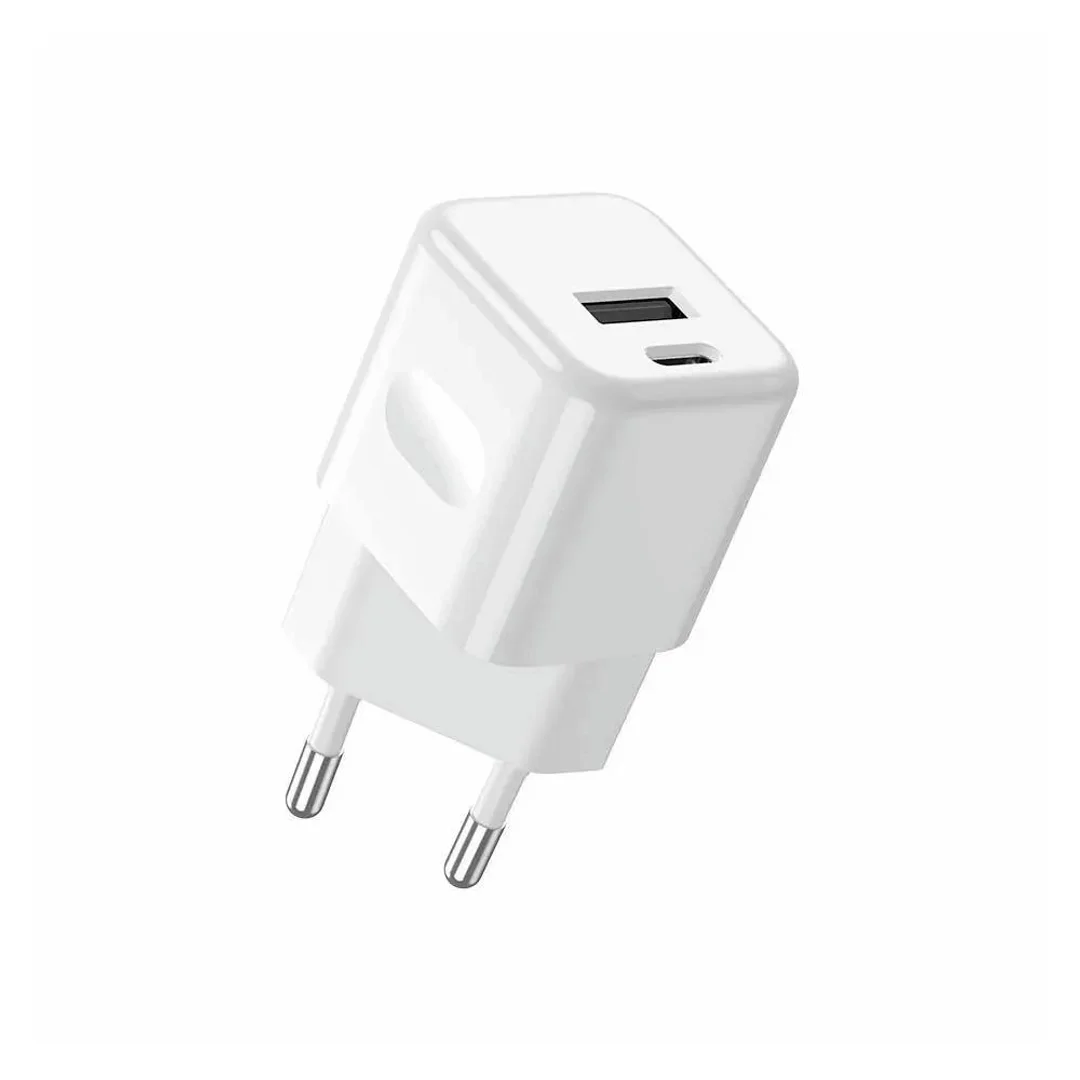Ładowarka USB V-TAC szybka 30W biała mini dual USB type-A type-C VT-5330-W - 7