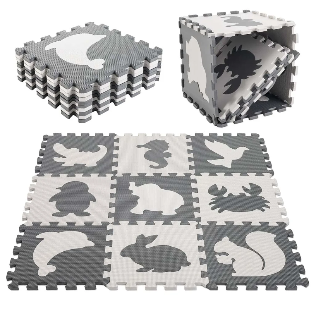 Mata edukacyjna dla dzieci piankowa puzzle elementów
