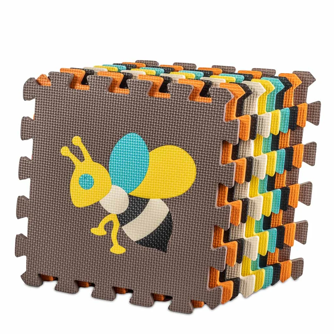 Mata edukacyjna piankowa puzzle zwierzątka elementów