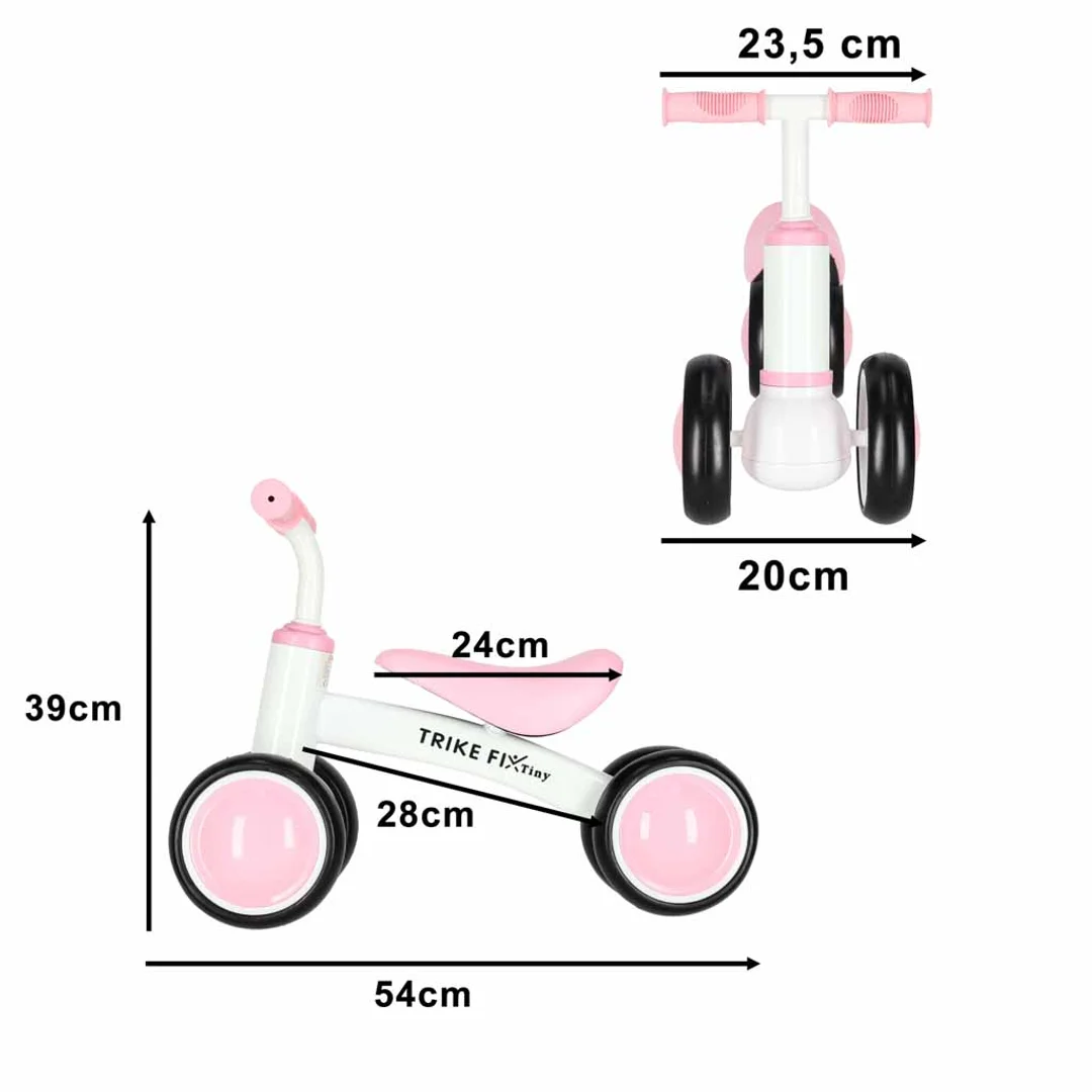 Rowerek biegowy Trike Fix rower jeździk różowy