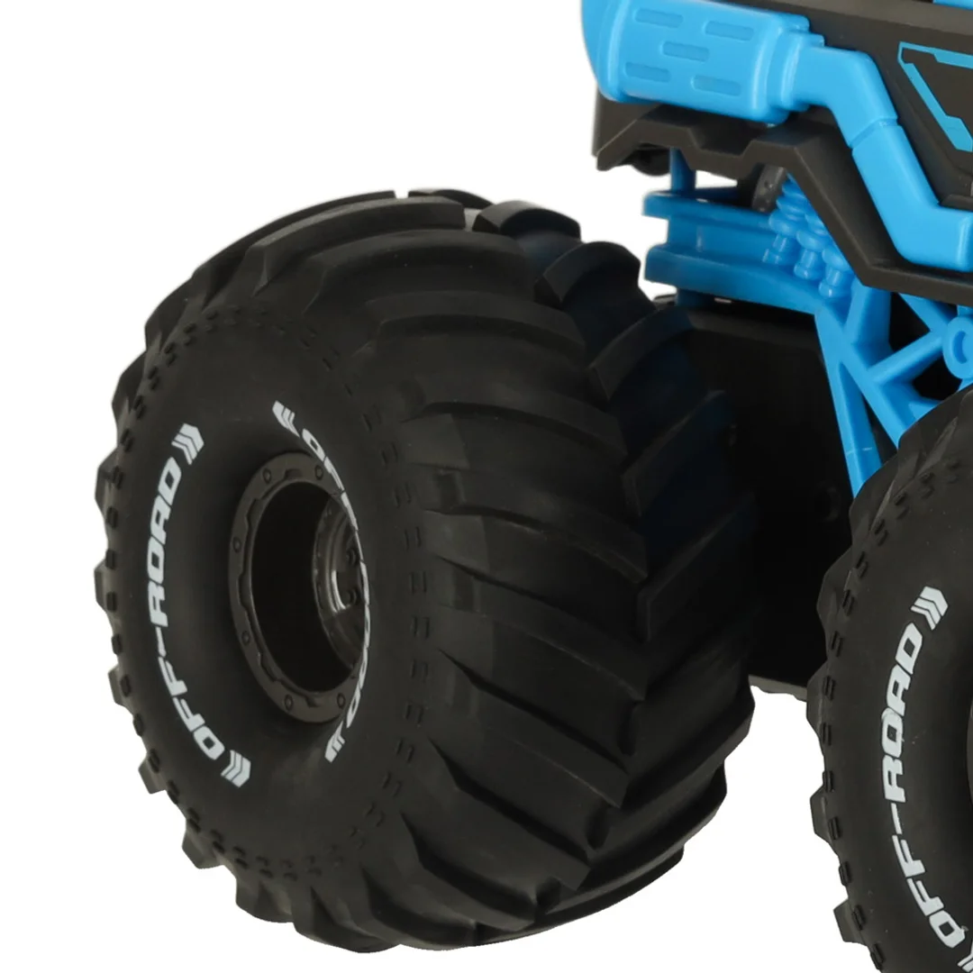 Samochód RC amfibia wodoodporny sterowany gestami ręką + 2 piloty niebieski