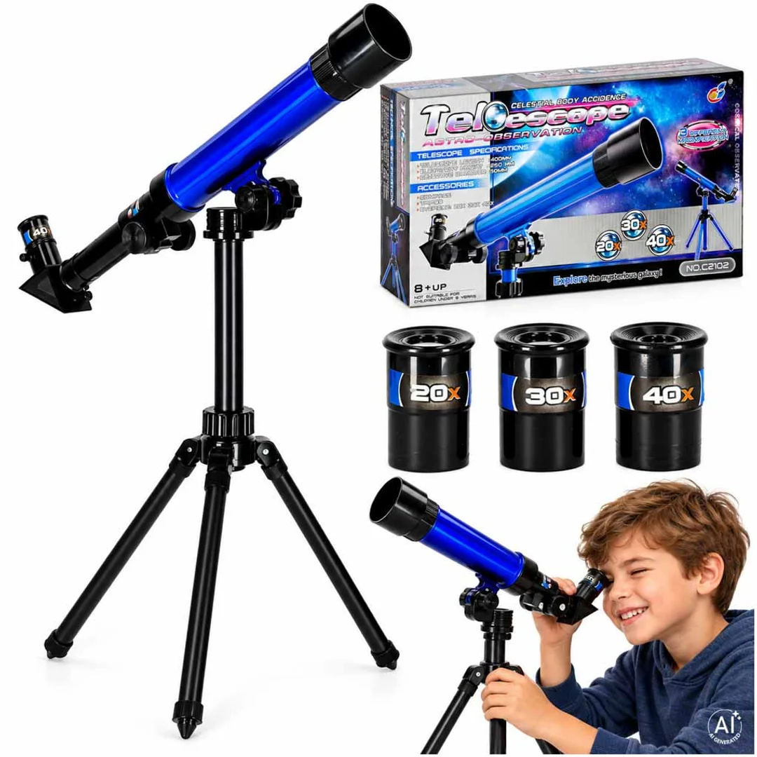 Teleskop astronomiczny luneta obserwacyjna dla dzieci ze