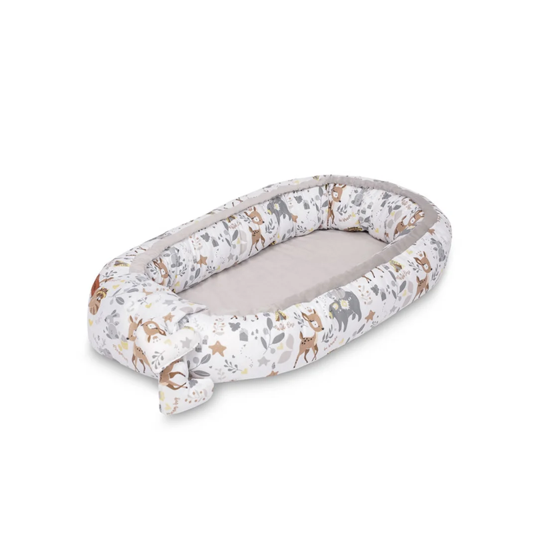 KOKON VELVET 80x45 BIAŁY LEŚNA PRZYGODA