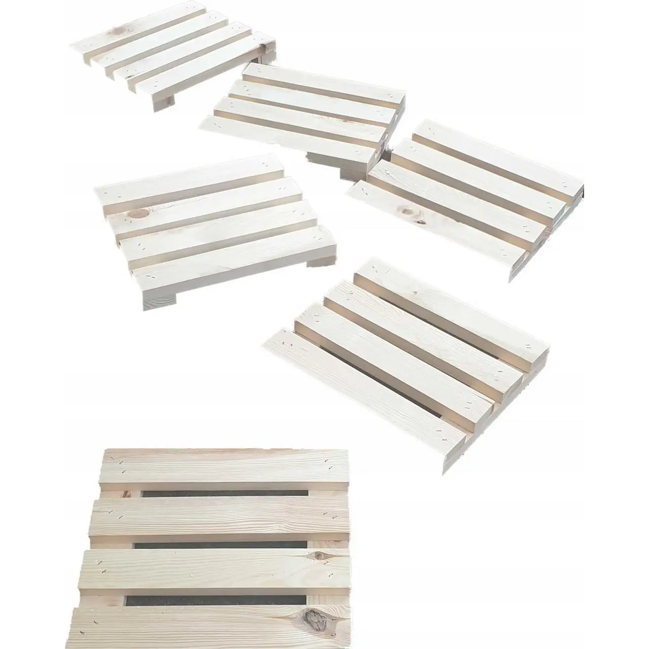 Podest drewniany chodnik ścieżka ogrodowa 40x40 paleta 234szt.