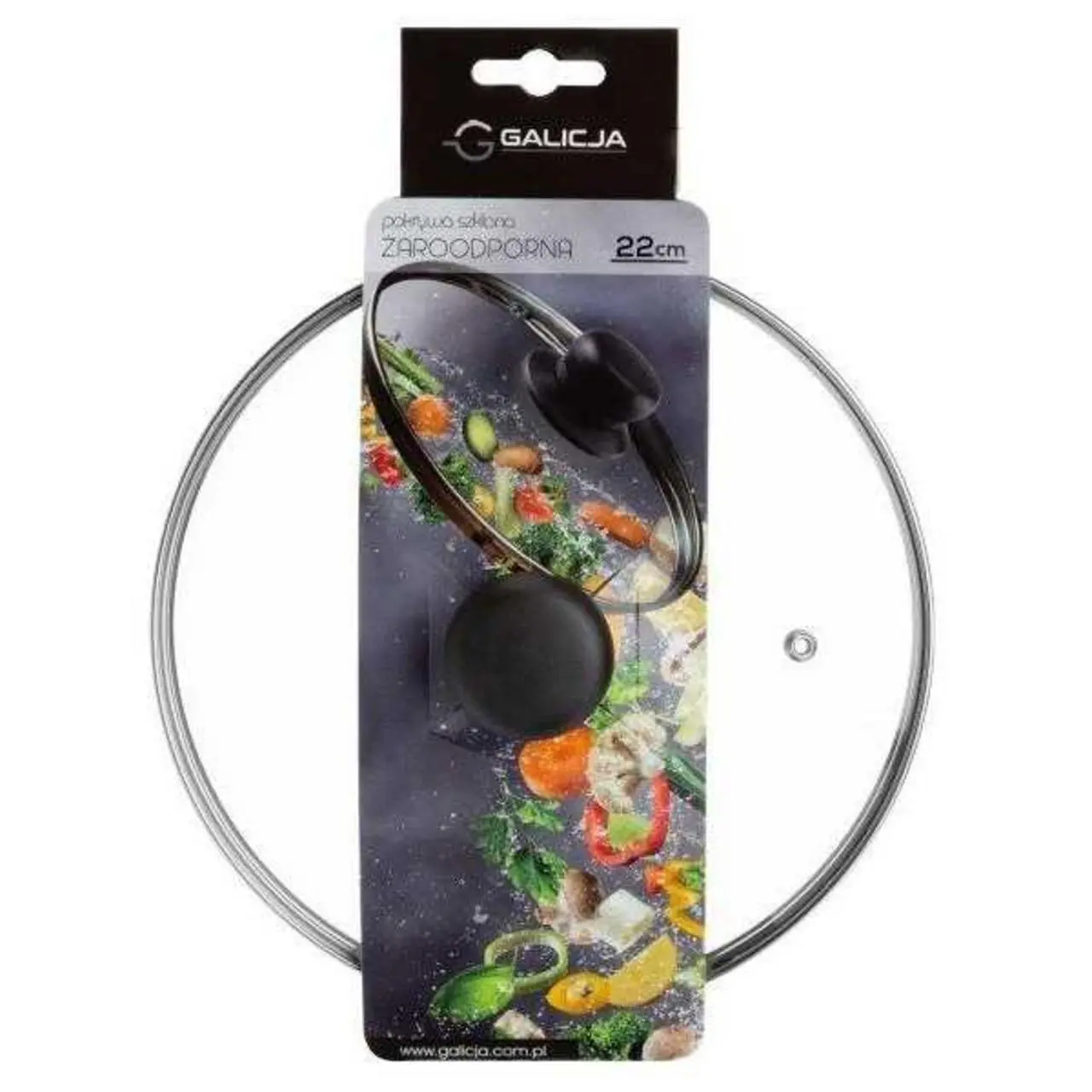 Pokrywa żaroodporna 24 cm.