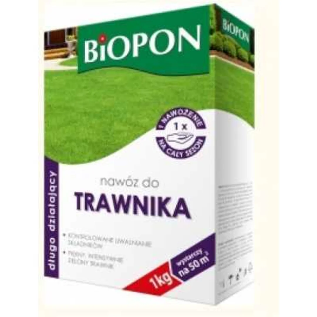 BIOPON,,NAWÓZ DŁUGODZIAŁAJĄCY DO TRAWNIKA 1kg