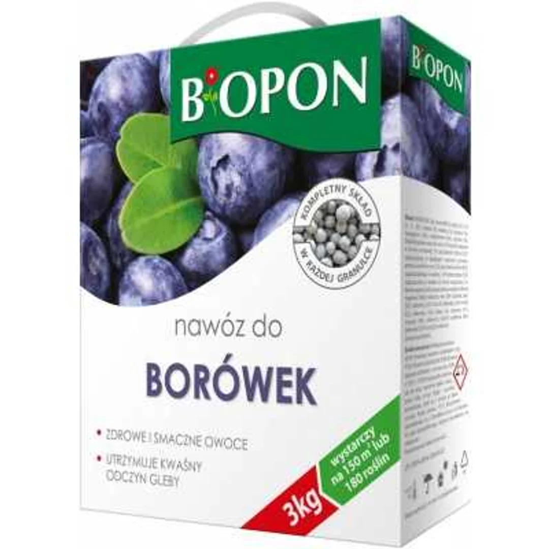BIOPON,,NAWÓZ DO BORÓWEK GRANULAT 3KG