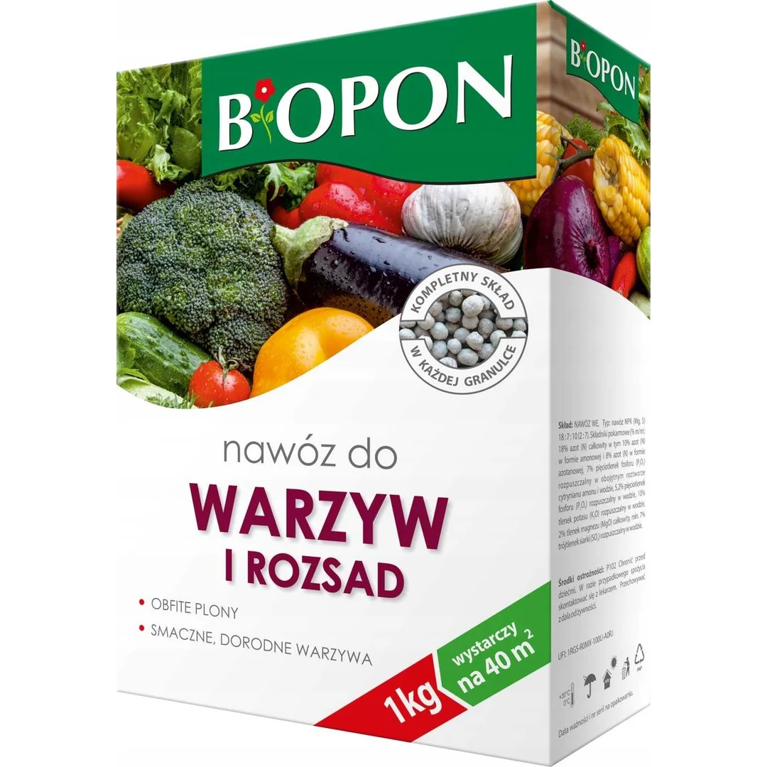 Biopon nawóz do warzyw 1 kg