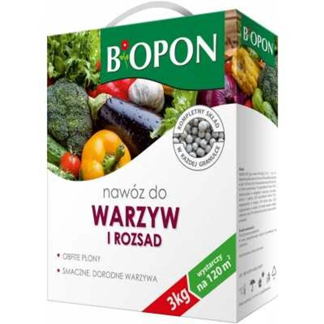BIOPON NAWÓZ DO WARZYW GRANULAT 3KG