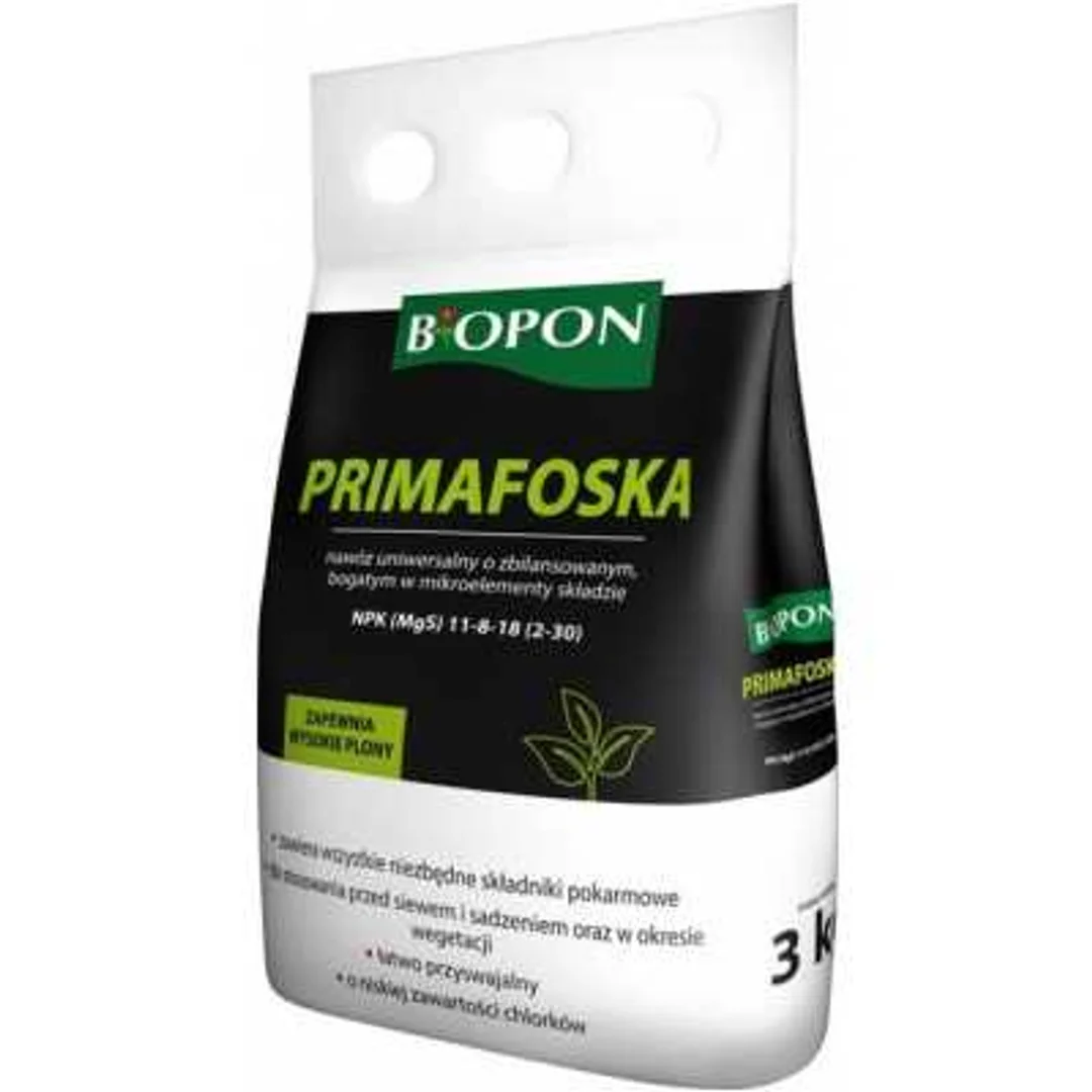 BIOPON,,PRIMAFOSKA NAWÓZ GRANULAT 3 KG