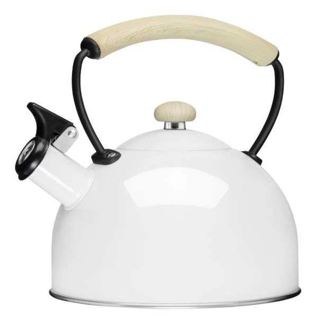 Czajnik nierdzewny gaz indukcja 2,3L Alexader biały 25882