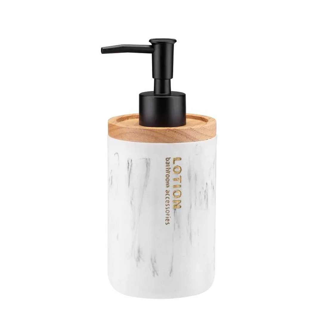 DOZOWNIK NA MYDŁO MARBLE BIAŁY 29061