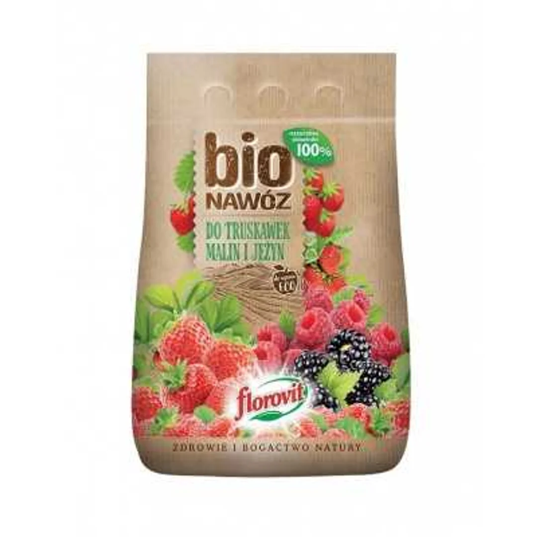 FLOROVIT BIO NAWÓZ DO TRUSKAWEK, MALIN I 5L 3,15KG JEŻYN