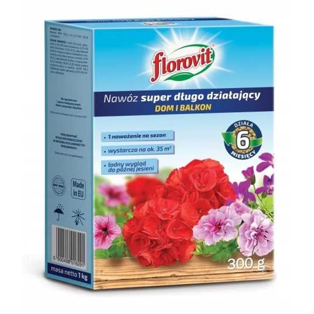 Florovit nawóz długo działający Dom i Balkon 300g