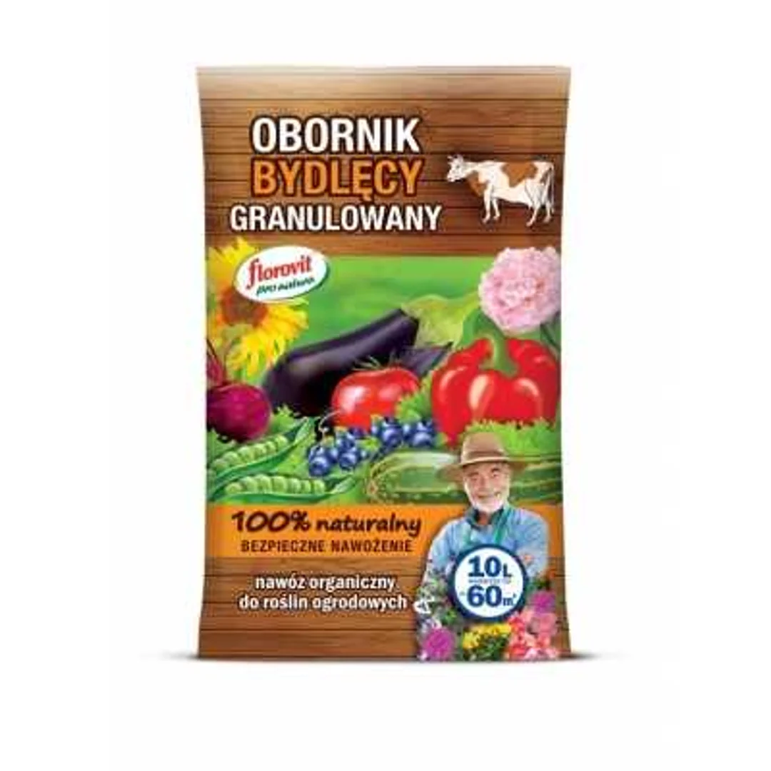 FLOROVIT PRO NATURA OBORNIK GRANULOWANY 10L BYDLĘCY (6,0 kg)