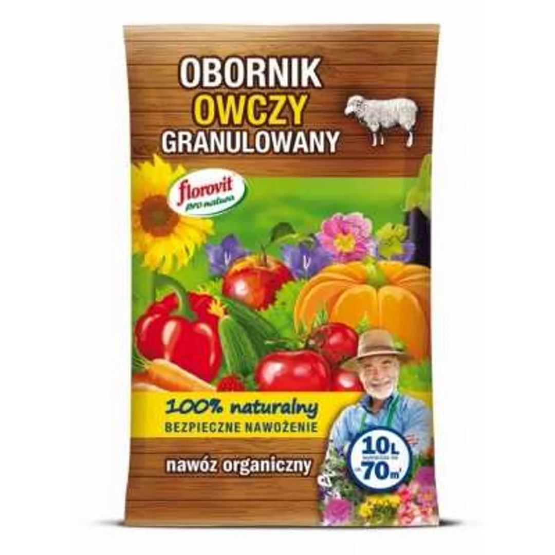FLOROVIT PRO NATURA OBORNIK GRANULOWANY 10L OWCZY NOWY (6,5kg)