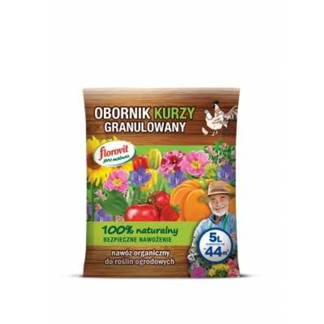 FLOROVIT PRO NATURA OBORNIK GRANULOWANY 5L KURZY (3,5 kg)