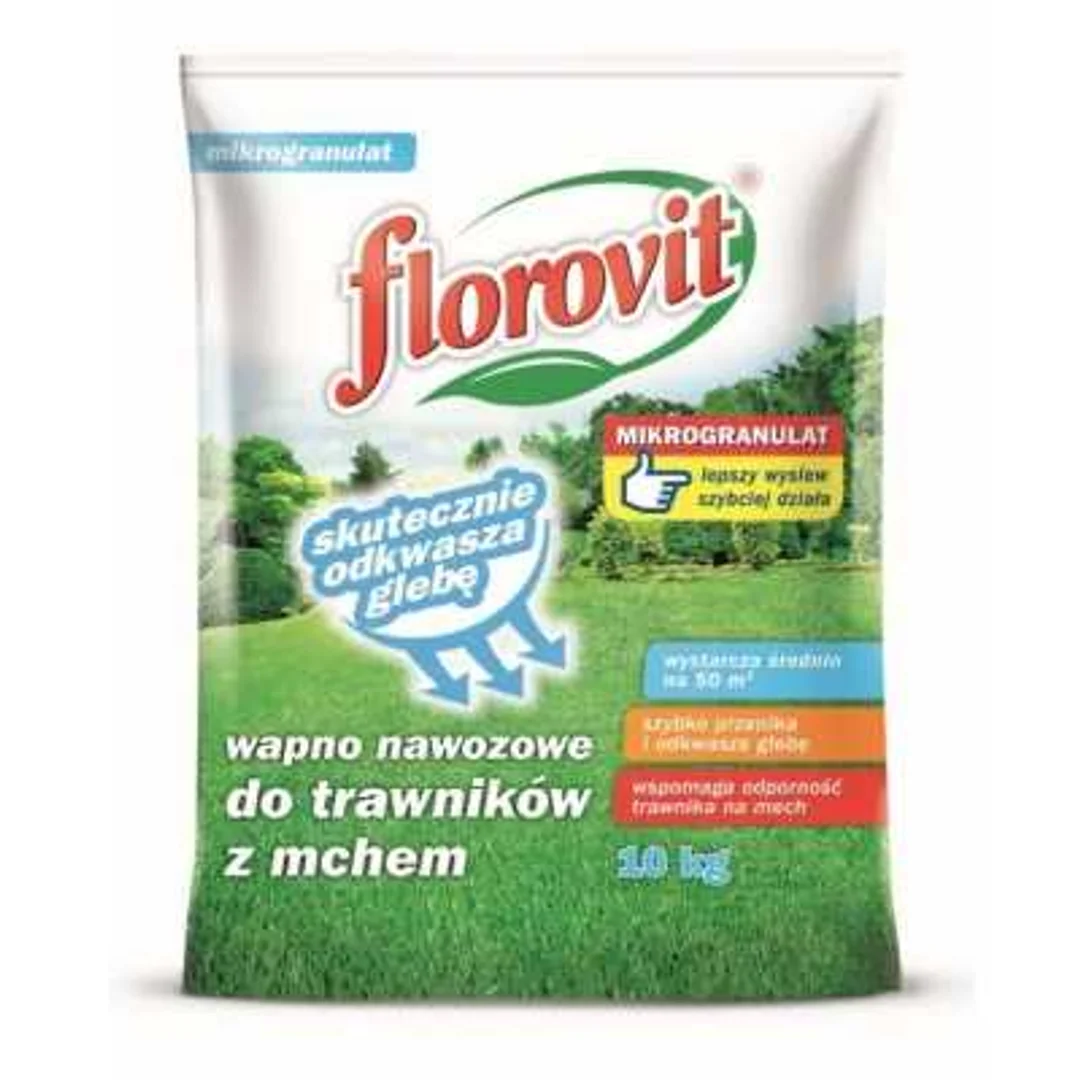 Florovit,,wapno nawozowe do trawników z mchem 10 kg