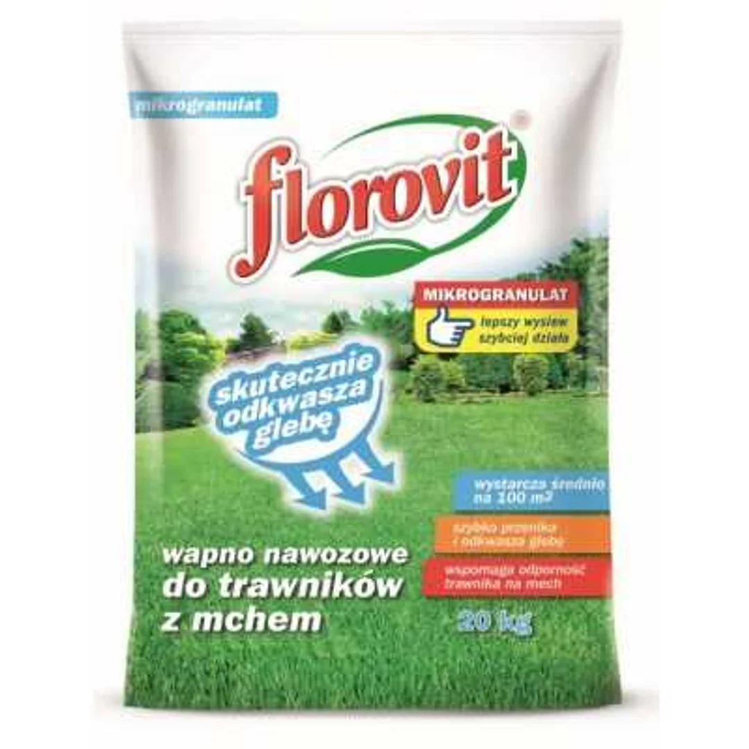 FLOROVITwapno nawozow trawnik z mchem 20kg