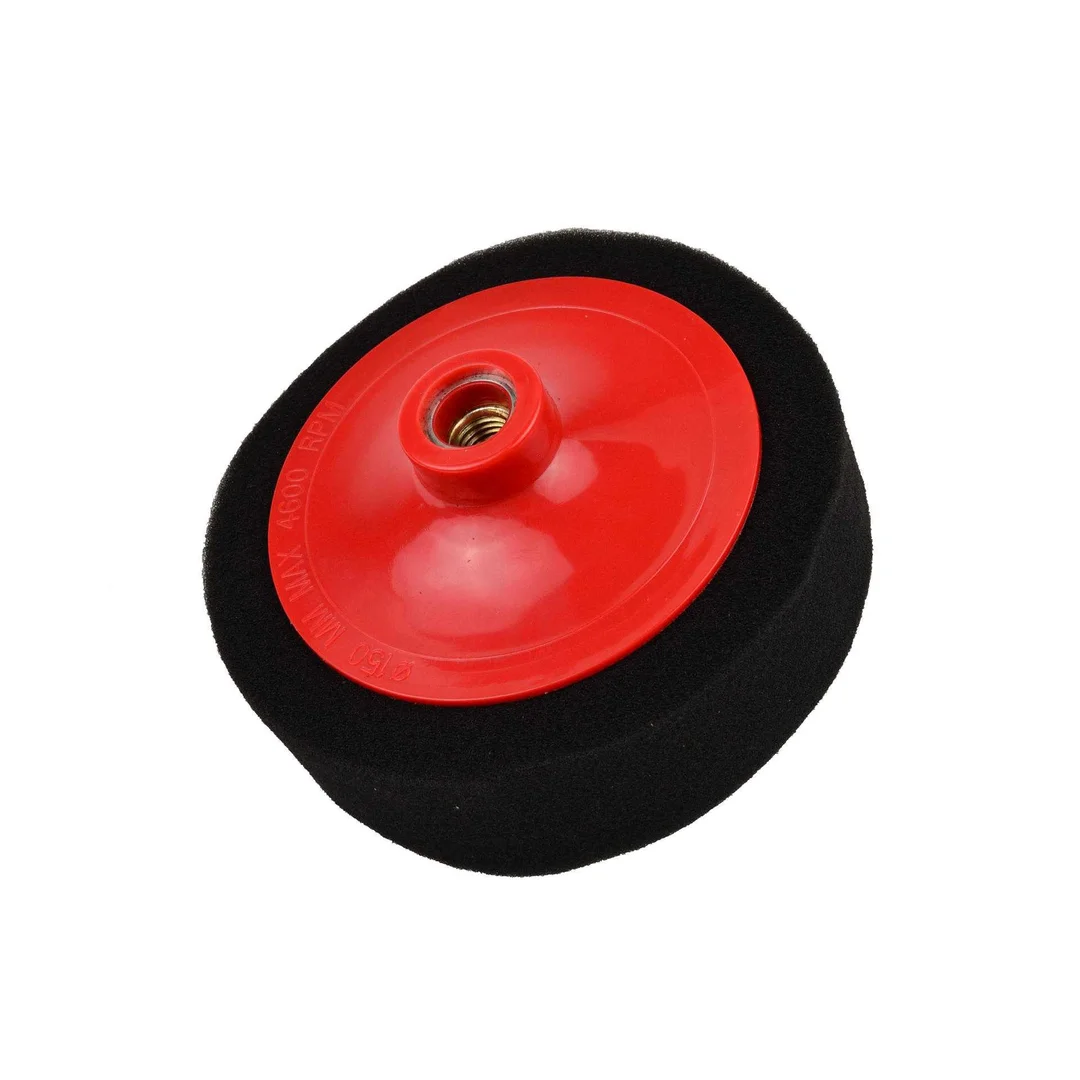 Gąbka polerska czarna 150mm x 45mm M14 (miękka) (100) G00327