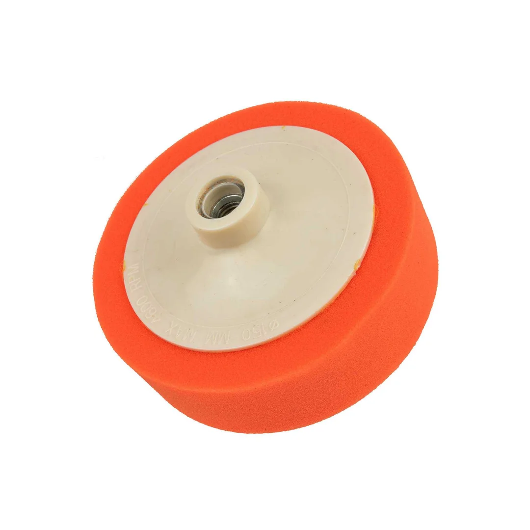 Gąbka polerska pomarańczowa 150mm x 45mm M14 (uniwersalna) (100) G00326