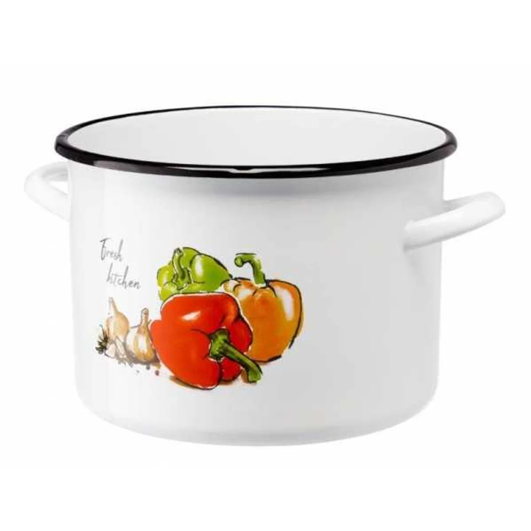 Garnek emaliowany z kalką 20cm 4,4L PRIMERO, WZ3