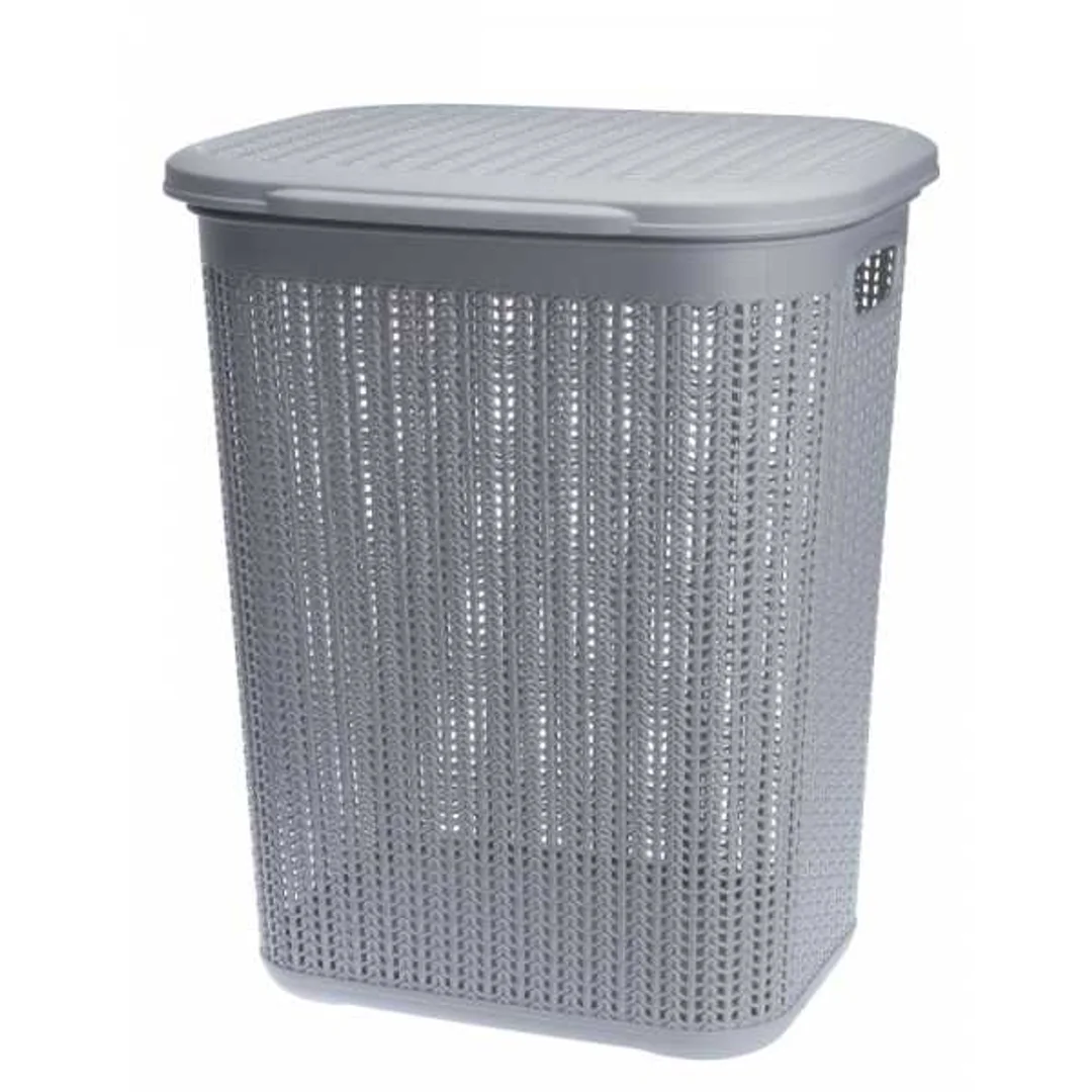 Kosz na bieliznę 50L Willow szary jasny 22759
