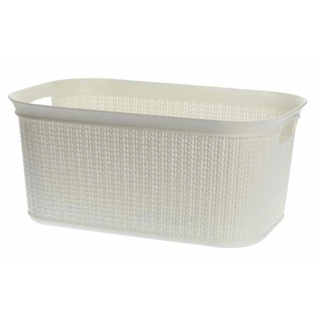 Kosz na pranie 27L Willow biały 22764