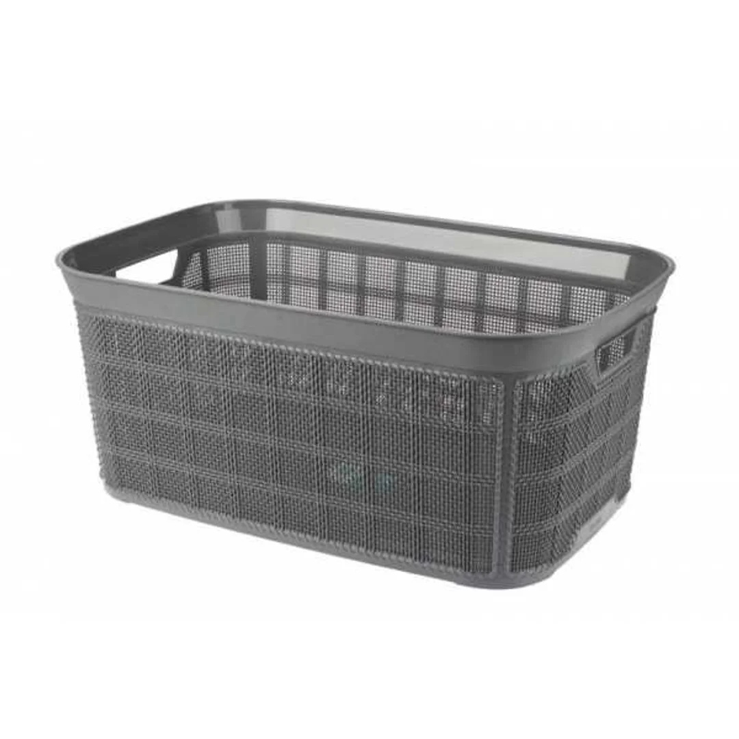 Kosz na pranie CANVAS 35L, szary 26979